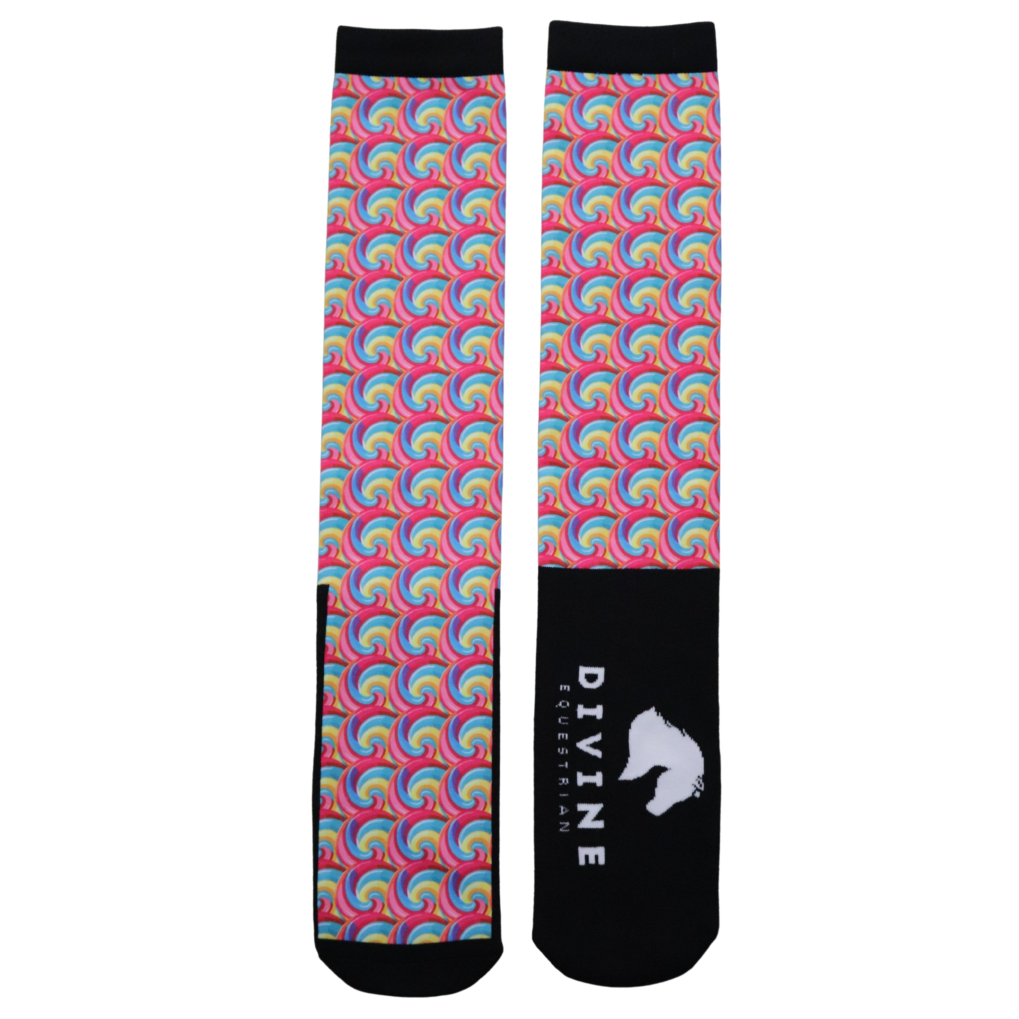 Divine Equestrian Lollipop Edition Socks | Divine Equestrian Affordable Riding Socks