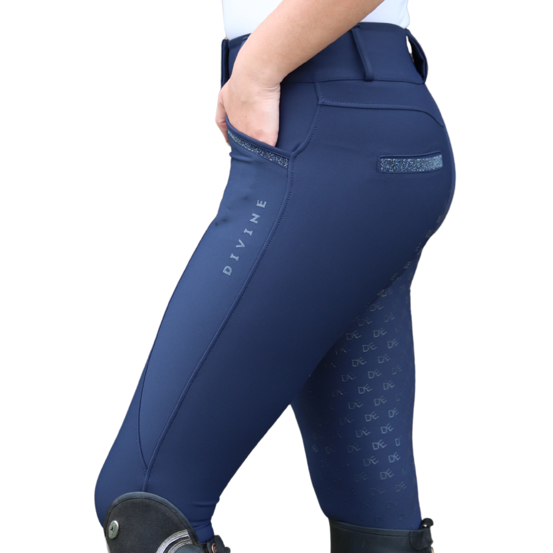Dignified Competition Breeches - Navy