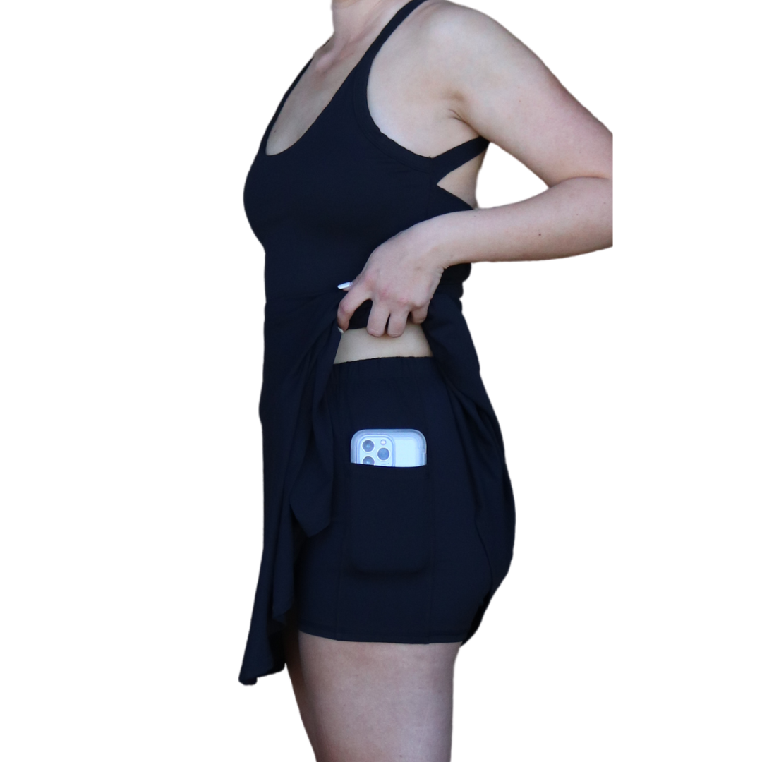Black Tennis Dress