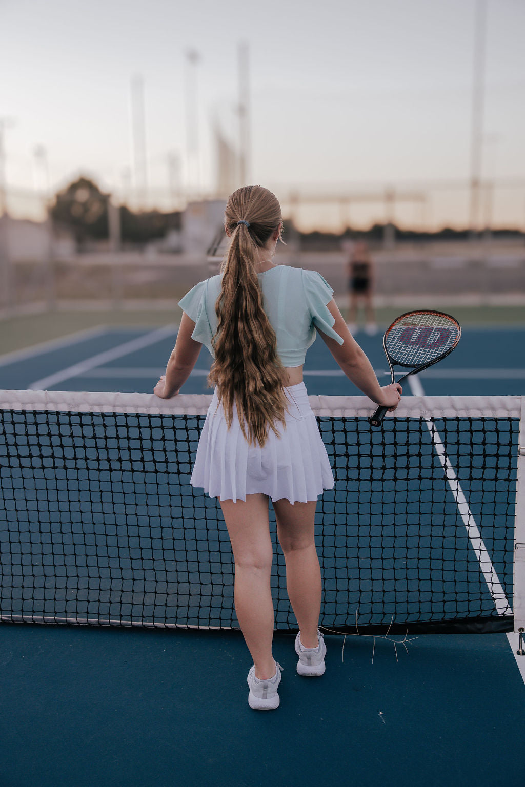 Pleated Tennis Skirt - White