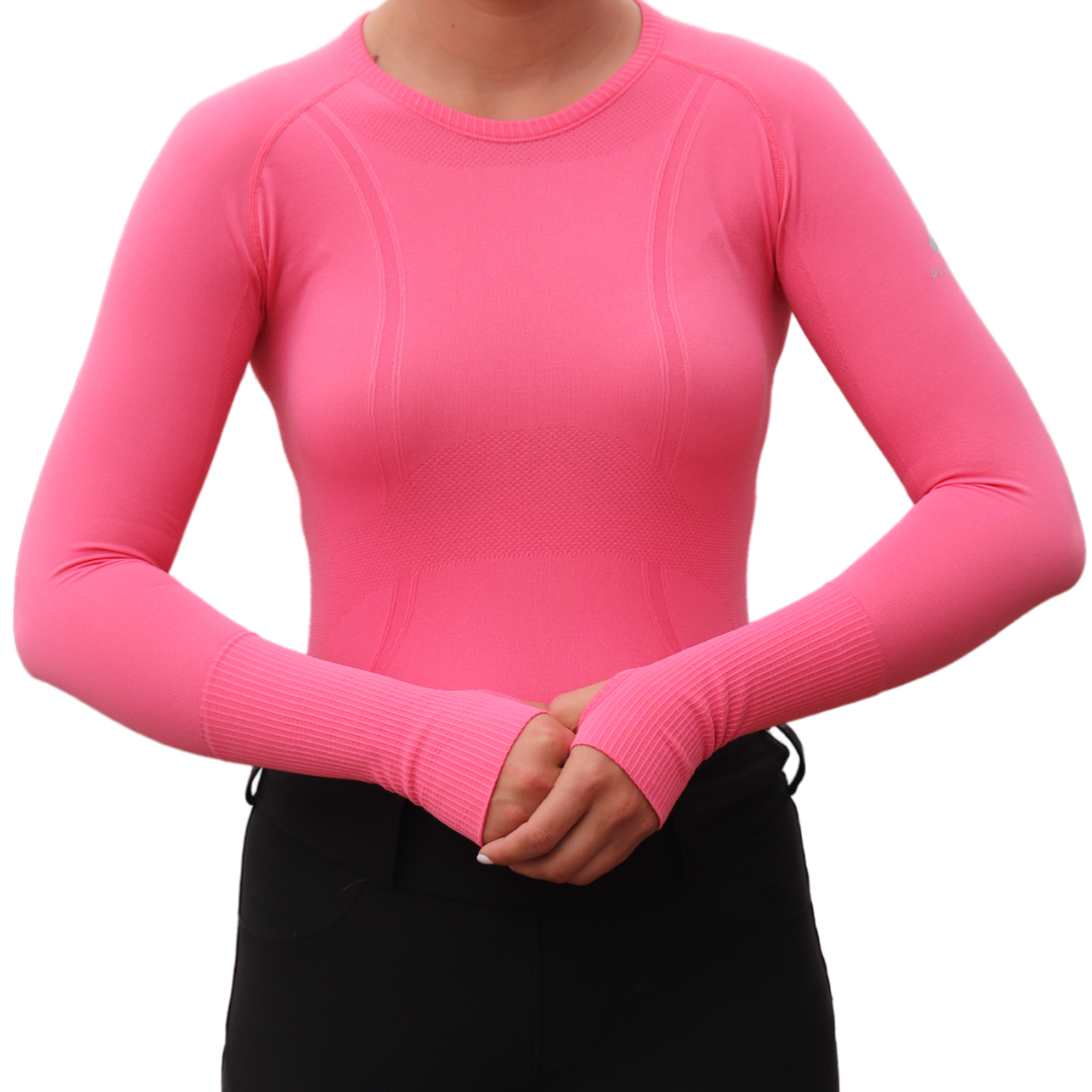 Flamingo Pink | Divine Equestrian Affordable Riding Shirts