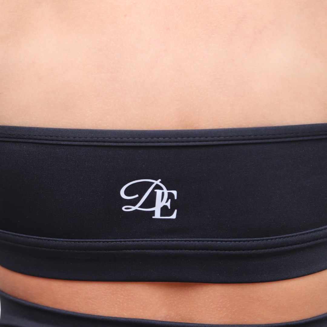 Halter SportsBra - Black