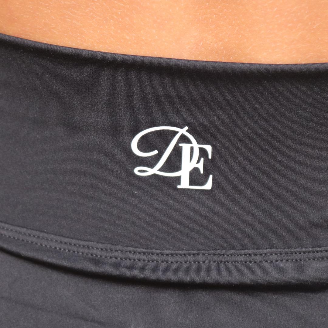 Straight Tennis Skirt - Black