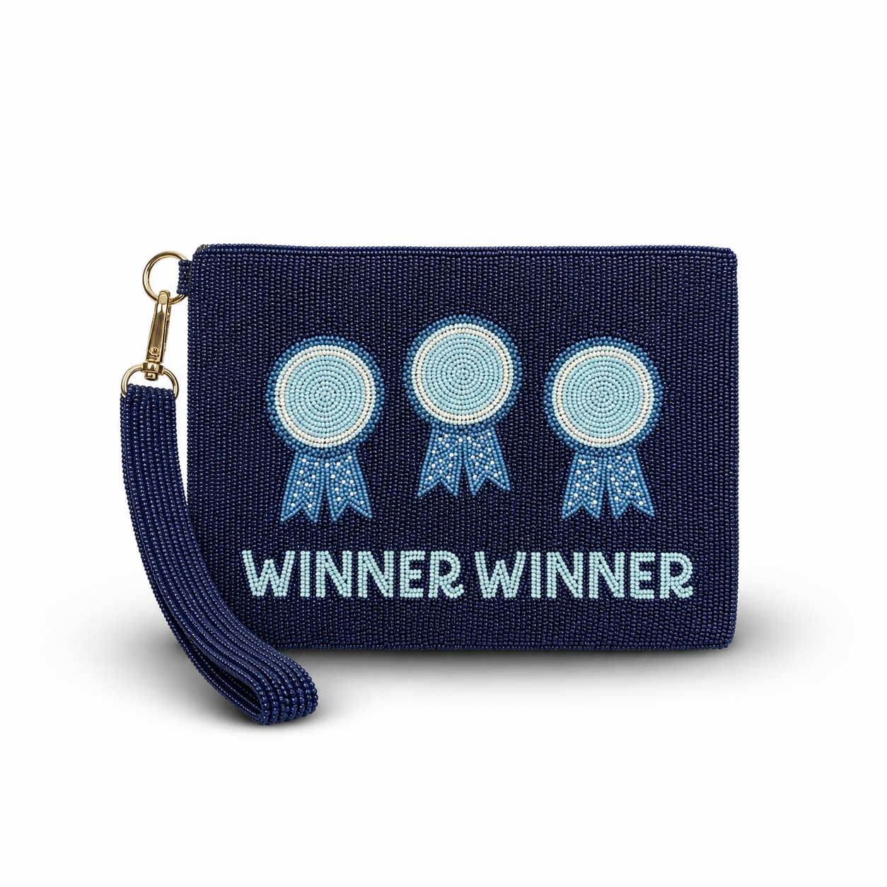 Winner Winner Large Beaded Pouch