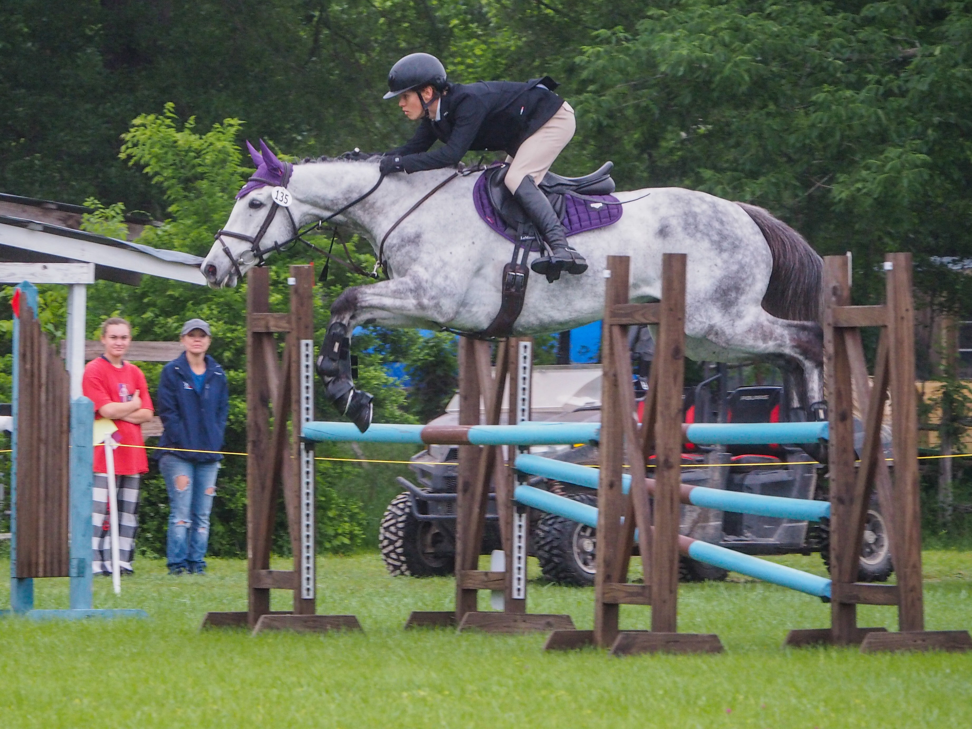 Brett Youssi wearing Divine Equestrian's Men's Beige Competition Breeches