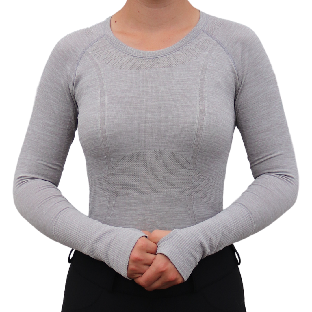 Gray Front | Divine Equestrian Affordable Riding Shirts