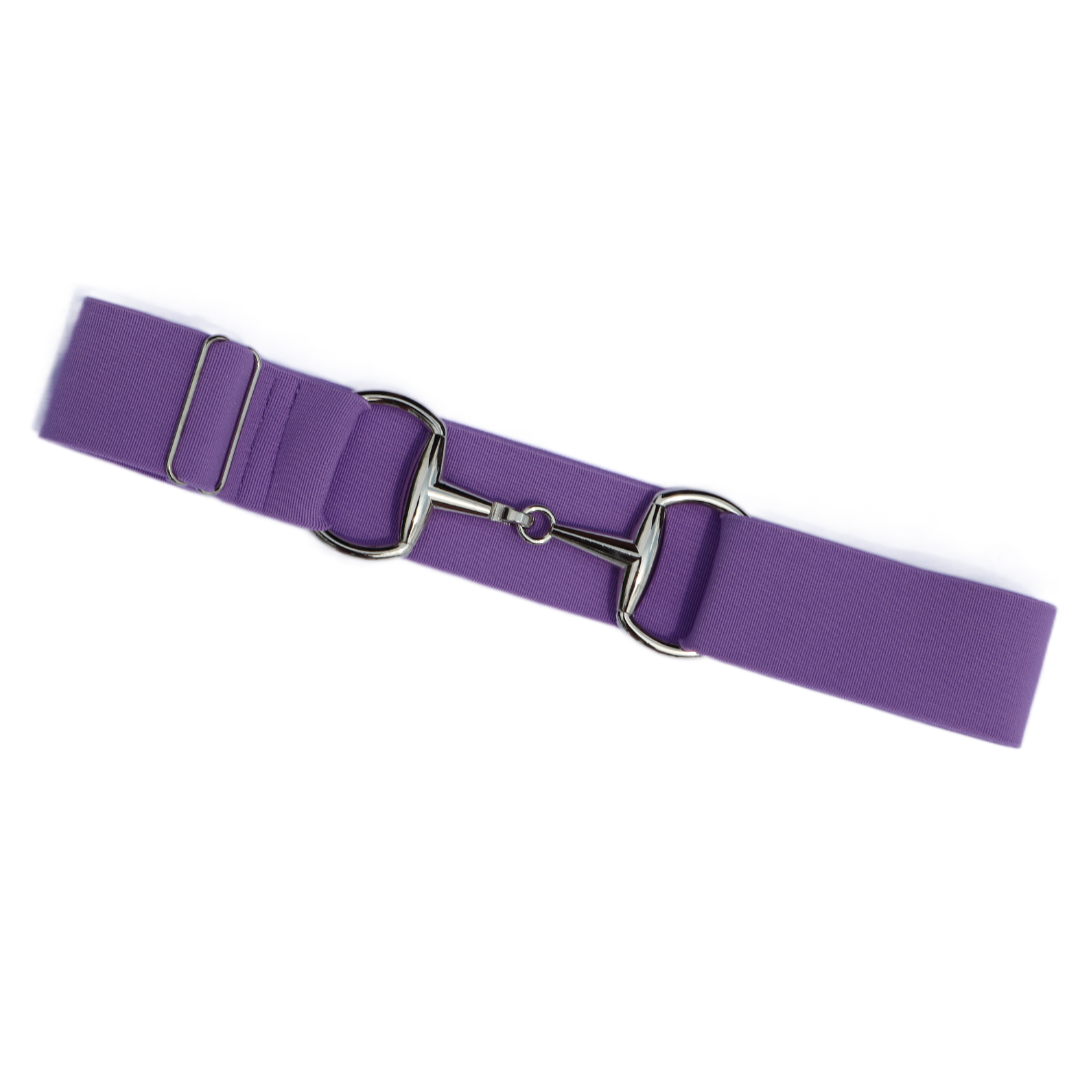 Lavender Comfort Fit Belt | Divine Equestrian Affordable Elastic Riding Belts