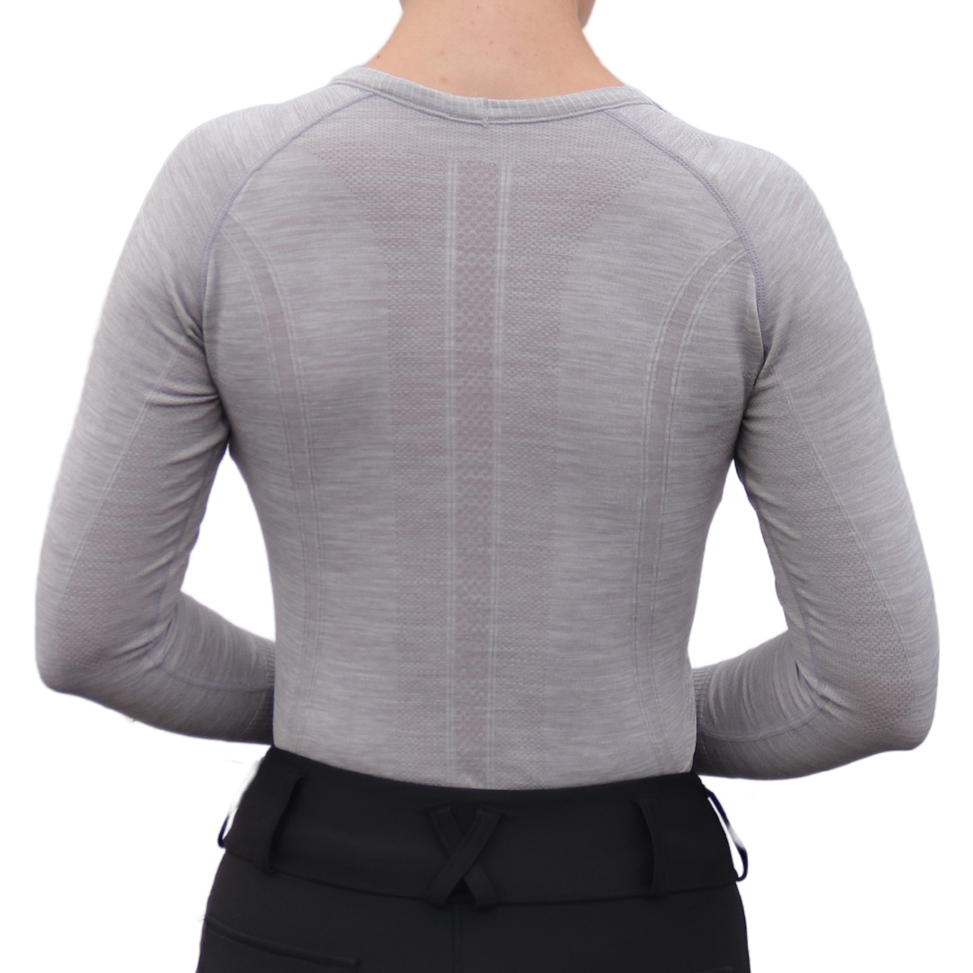 Gray Back | Divine Equestrian Affordable Riding Shirts