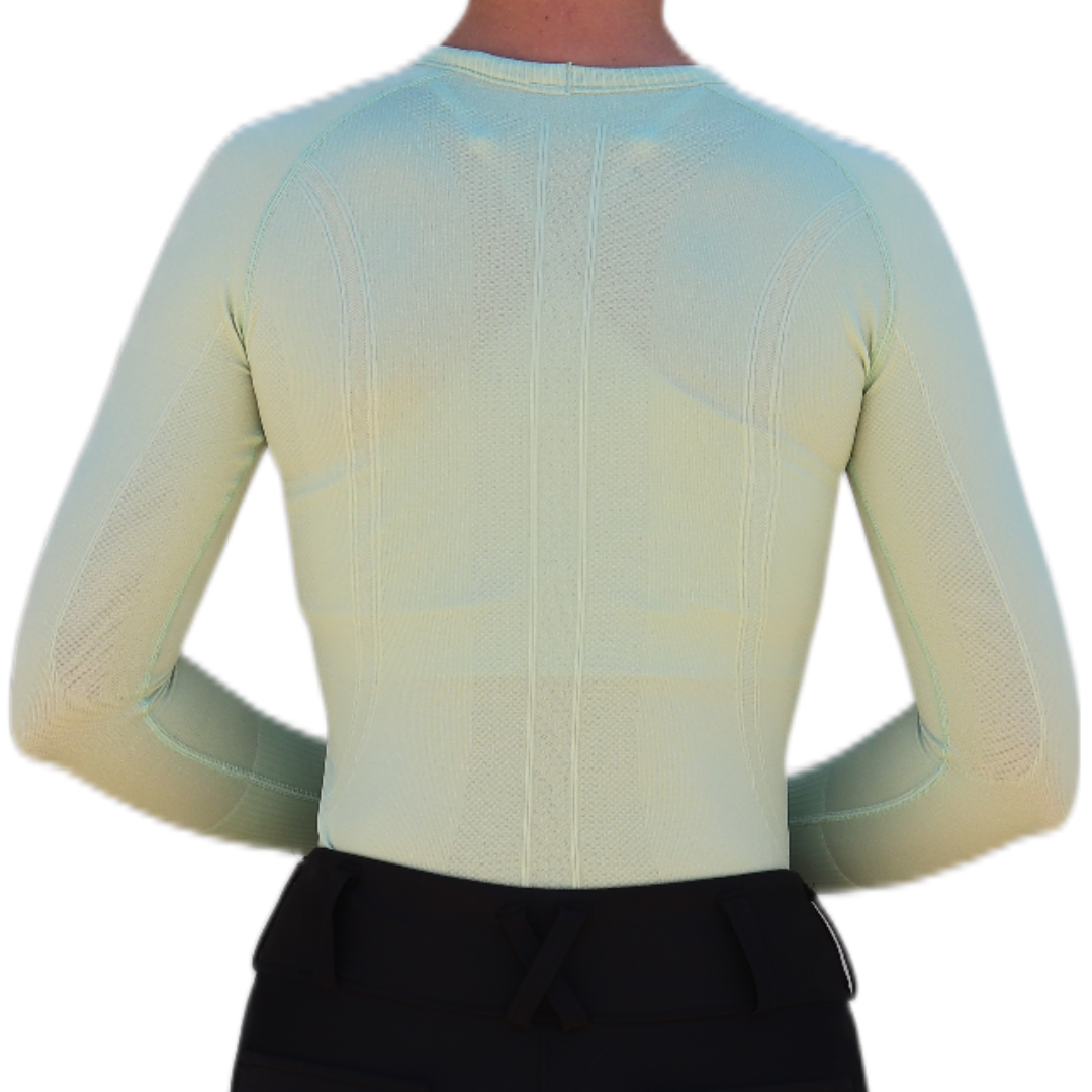 Mint Green Back | Divine Equestrian Affordable Riding Shirts