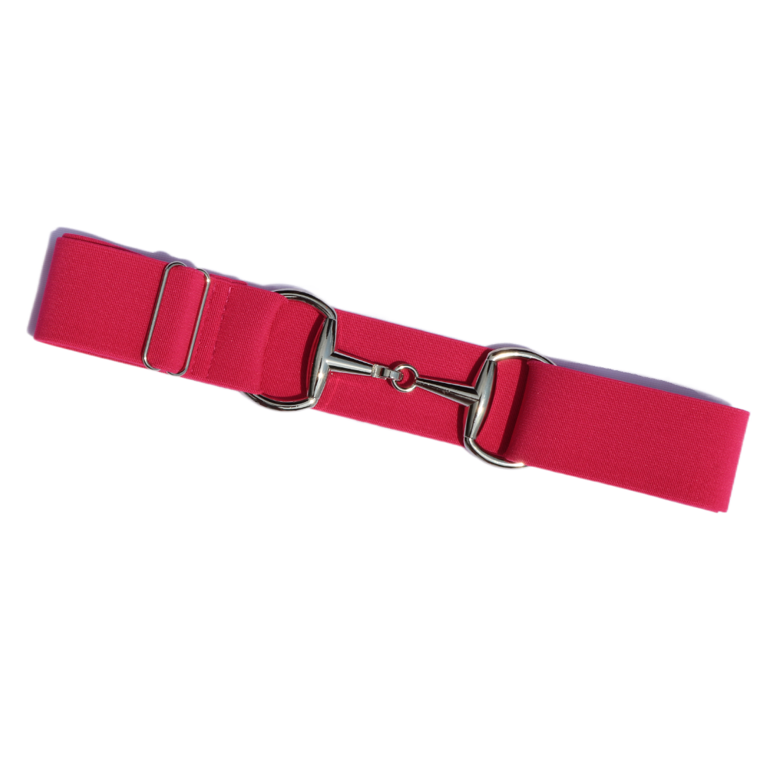 Pretty Pink Comfort Fit Belt | Divine Equestrian Affordable Elastic Riding Belts