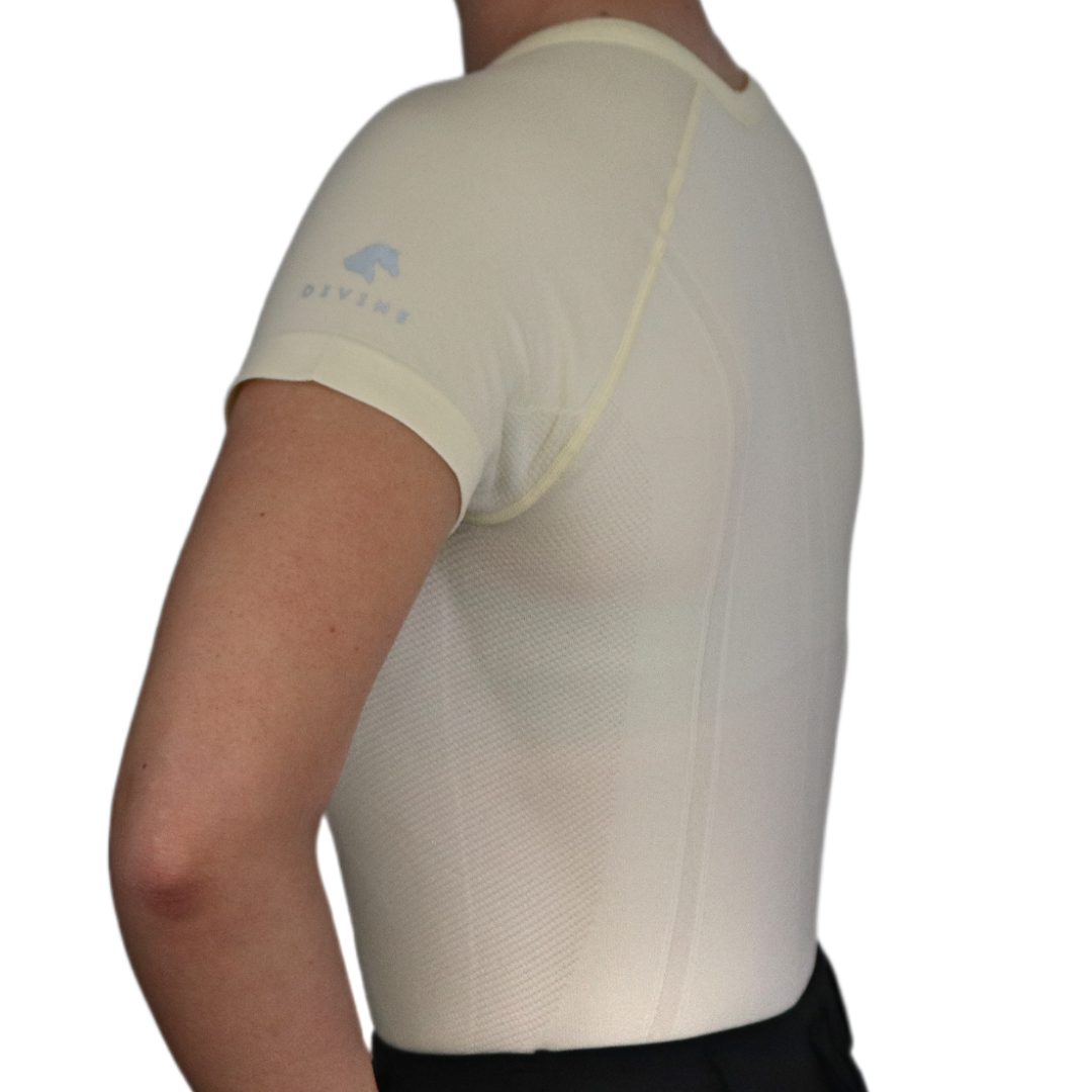 Yellow Side | Divine Equestrian Affordable Short Sleeve Riding Shirts