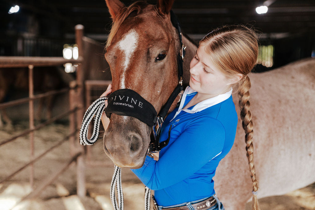 Divine Equestrian Fleece Padded Halter