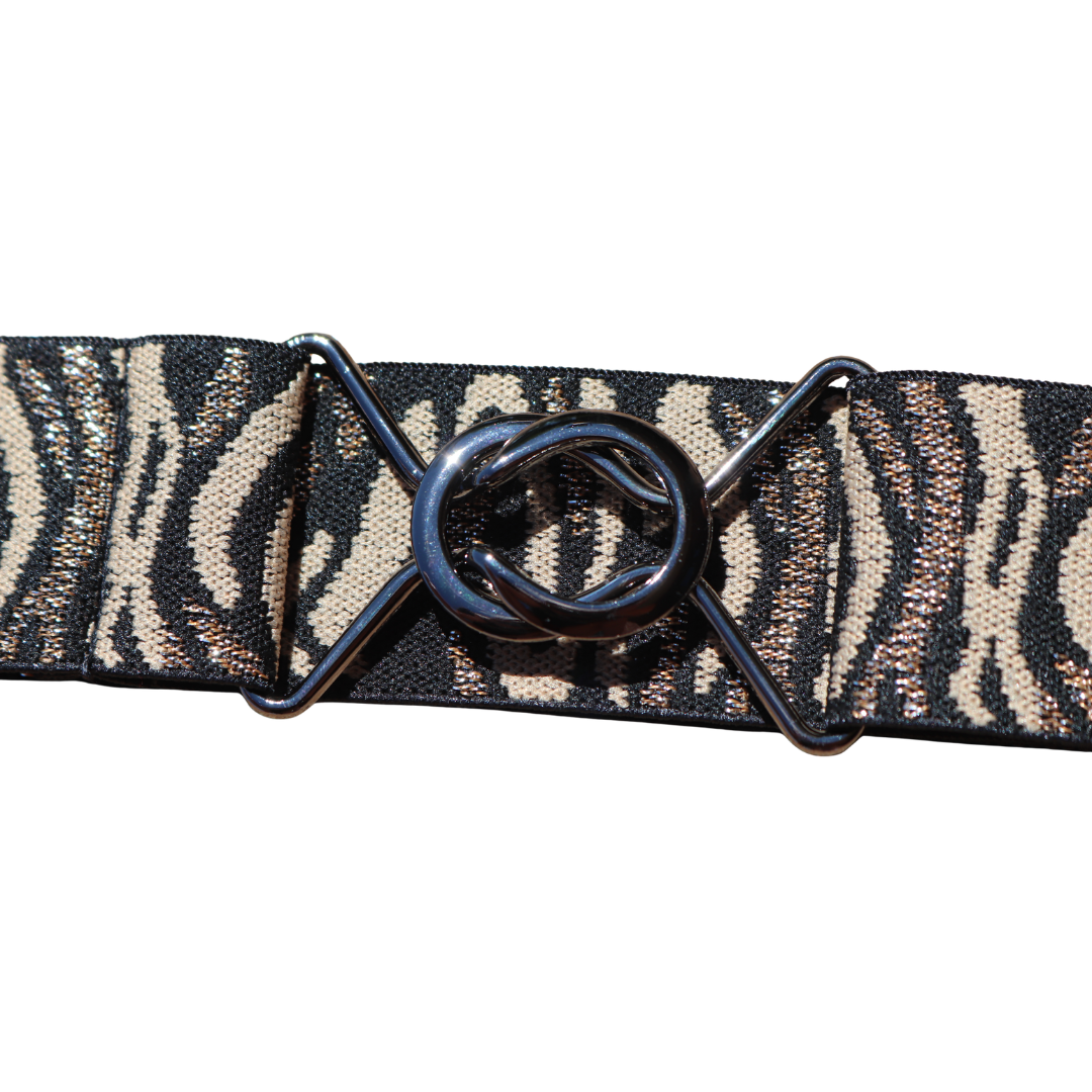 Comfort Fit Belt - Zebediah Print