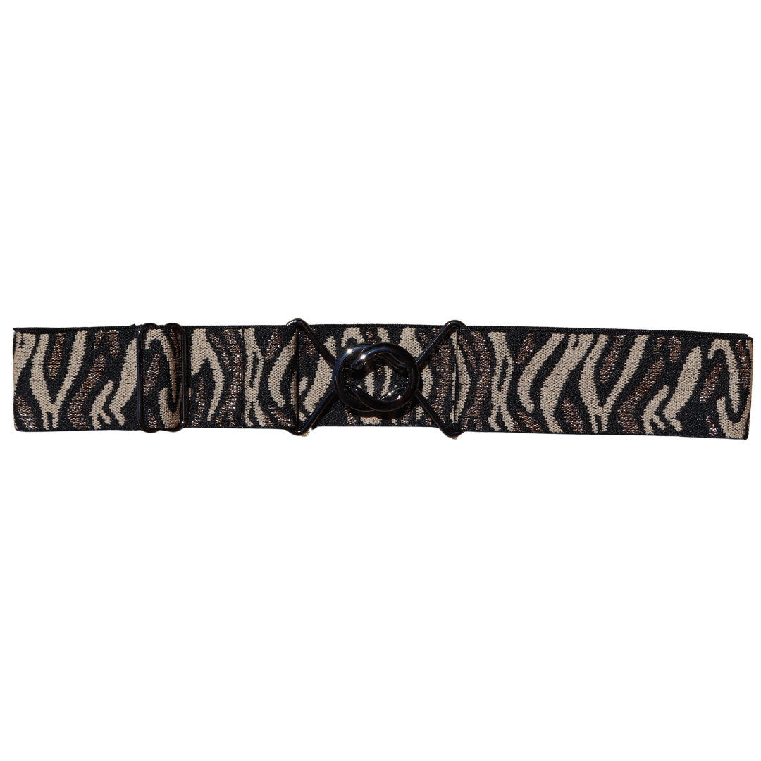 Comfort Fit Belt - Zebediah Print