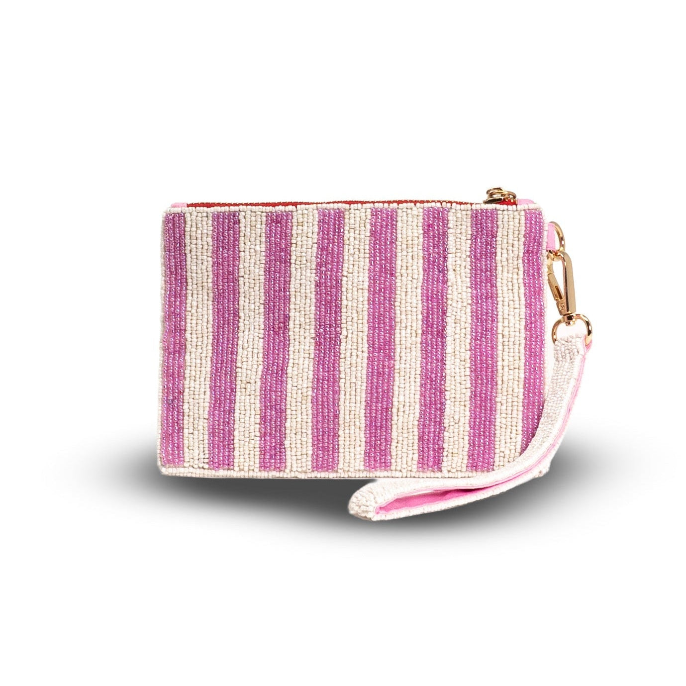 Giddy Up Heart Medium Beaded Pouch