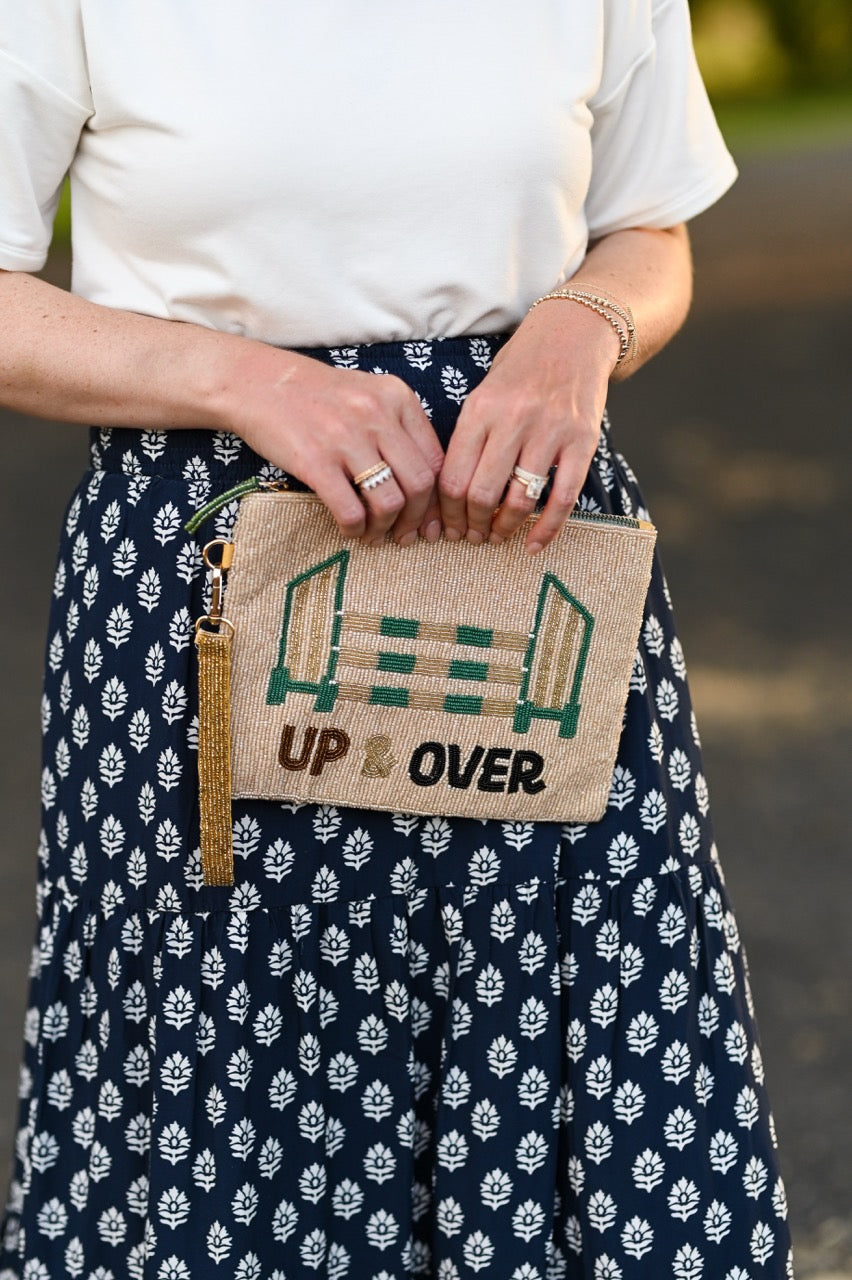 Up & Over Large Beaded Pouch