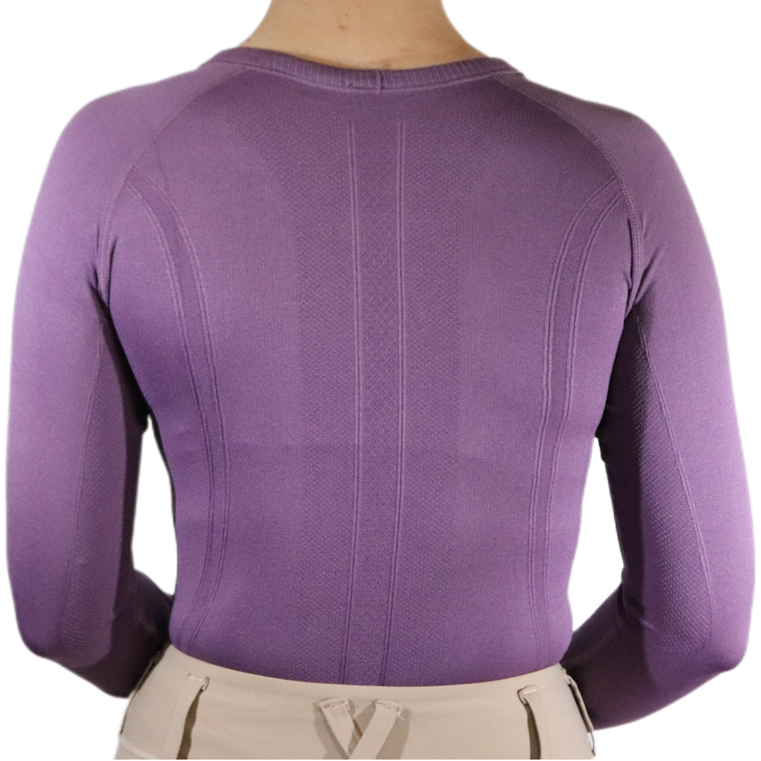 Purple Back | Divine Equestrian Affordable Riding Shirts