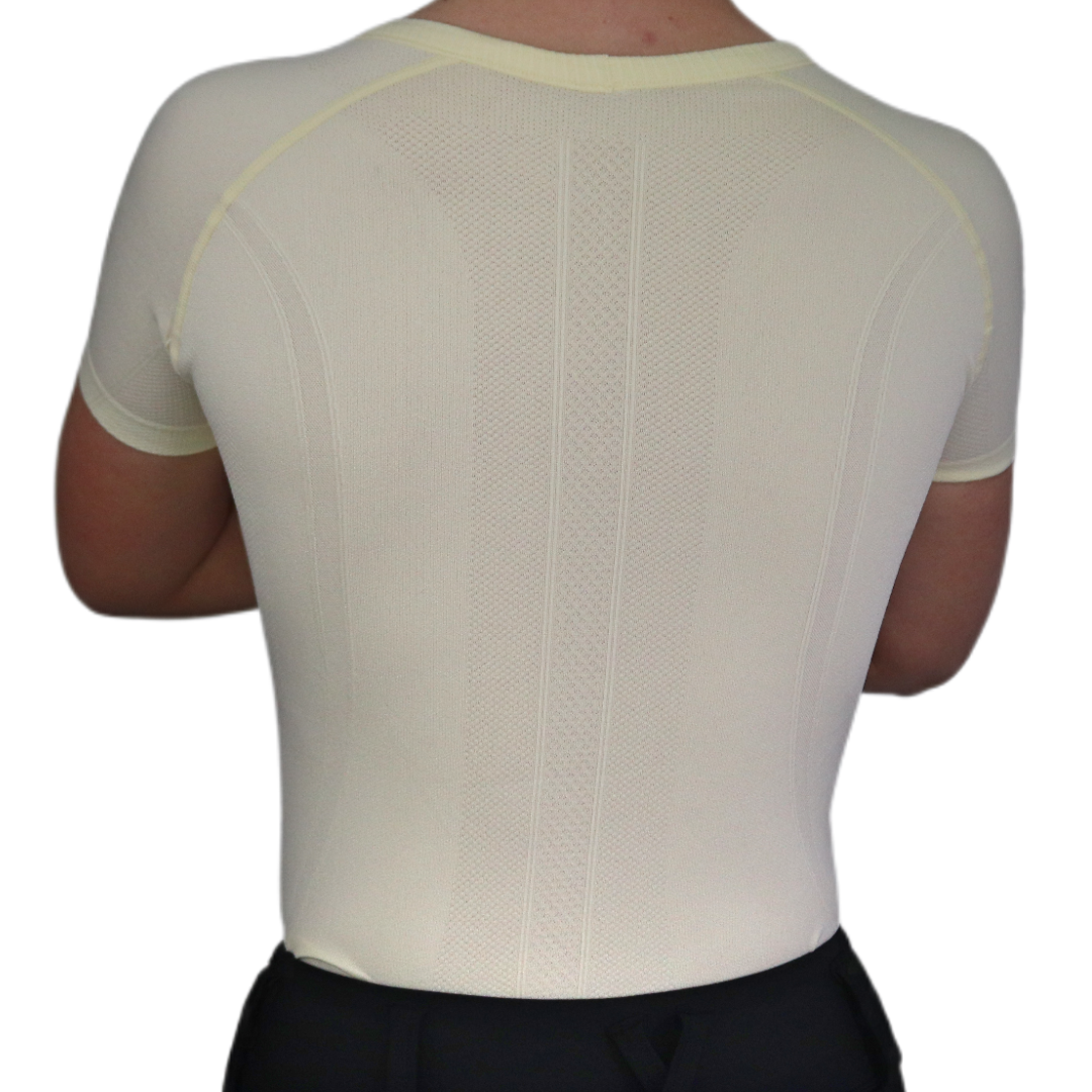 Yellow Back | Divine Equestrian Affordable Short Sleeve Riding Shirts